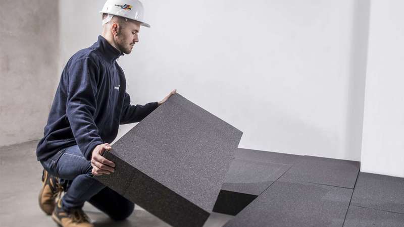 Austrotherm Grafit 100 - Grafitos hőszigetelés a padlóra